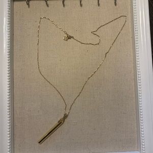 Gold Stella & Dot pendant necklace